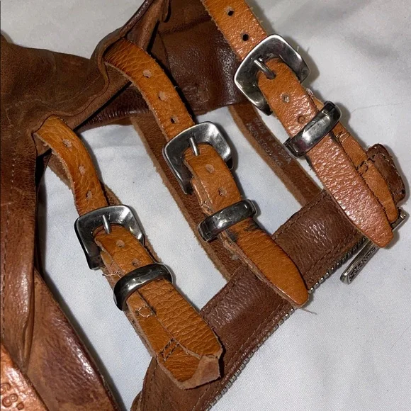 Brown Leather Women's Sandals